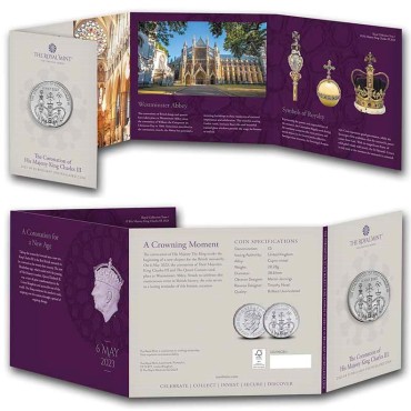 Монета Коронація Його Величності Короля Карла III 5 фунтів 2023 Великобританія