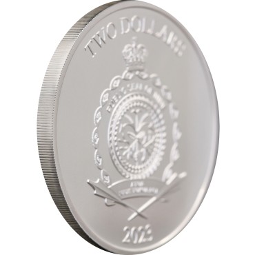 Серебряная монета 1oz Властелин Колец: Саурон 2 доллара 2023 Ниуэ