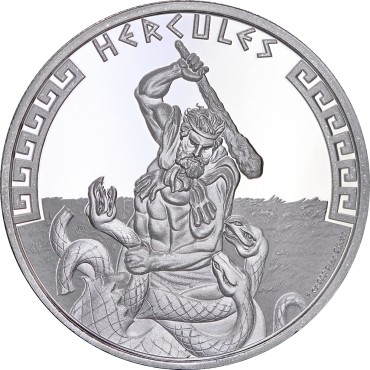 Купить-Серебряная монета 1oz Герои Греческой Мифологии: Геракл 2 ...