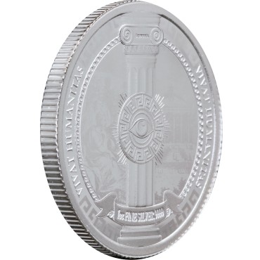 Срібна монета 1oz Хай Живе Людство "Vivat Humanitas" 2 долара 2023 Ніуе