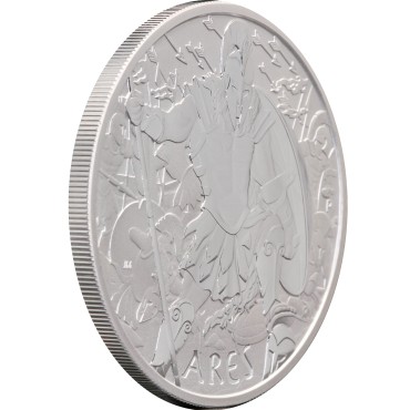 Срібна монета 1oz Боги Олімпу "Арес" 1 долар 2023 Тувалу