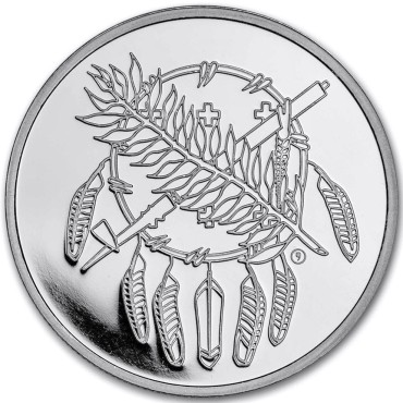 Срібний раунд 1oz Американський Бізон (Гранд Баффало) США