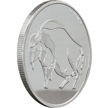 Серебряный раунд 1oz Американский Бизон (Гранд Баффало) США