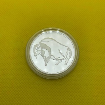 Серебряный раунд 1oz Американский Бизон (Гранд Баффало) США