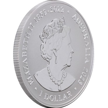 Срібна монета 1oz Горбатий Кит 1 долар 2023 Австралія
