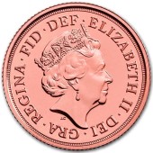Золота монета Соверен Єлизавети II 2022 Великобританія