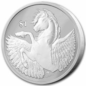 Серебряная монета 1oz Пегас 1 доллар 2023 БВО