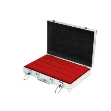 Нумизматический кейс ALU с 5 планшетами для 236 монет/монетных капсул разных диаметров