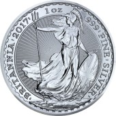 Серебряная монета FABULOUS 15 (F15) Британия 2 английских фунта 2017 Великобритания