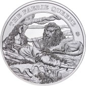 Серебряная монета 1oz Уна и Лев 1 фунт стерлингов 2024 Остров Святой Елены