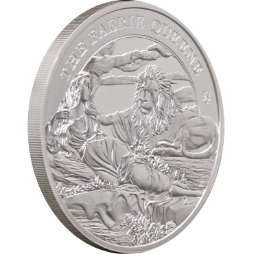 Срібна монета 1oz Уна та Лев 1 фунт стерлінгів 2024 Острів Святої Єлени