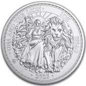 Серебряная монета 1oz Уна и Лев 1 фунт стерлингов 2023 Остров Святой Елены