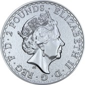 Серебряная монета FABULOUS 15 (F15) Британия 2 английских фунта 2017 Великобритания