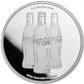Срібний раунд 1oz Coca-Cola США