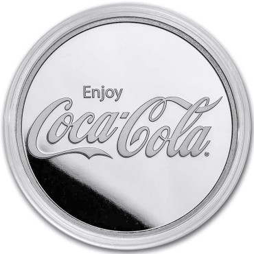 Срібний раунд 1oz Coca-Cola США