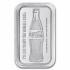 Серебряный раунд 1oz Coca-Cola США (прямоугольный)