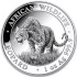 Срібна монета 1oz Леопард 100 шилінгів 2023 Сомалі (MintDirect® Single)