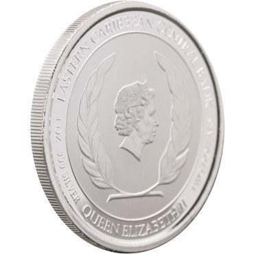 Срібна монета 1oz Домініка 2 долари 2022 Східні Кариби