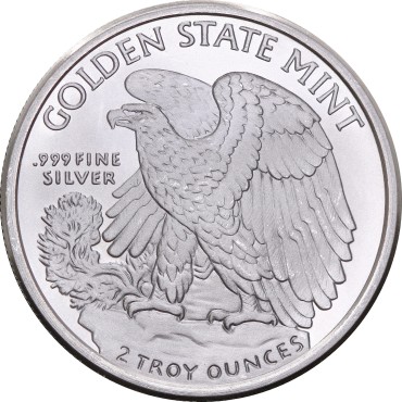 Срібний раунд 2oz Крокуюча Свобода США