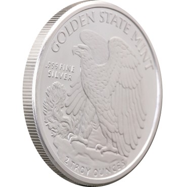 Срібний раунд 2oz Крокуюча Свобода США