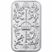 Срібний раунд 1oz Коронація Короля Карла III 2023 Великобританія (прямокутний)