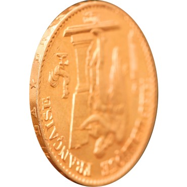 Золота монета 20 франків 1874 Франція