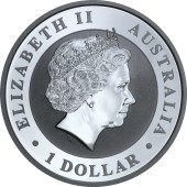 Срібна монета FABULOUS 15 (F15) Кукабара 1 долар 2017 Австралія