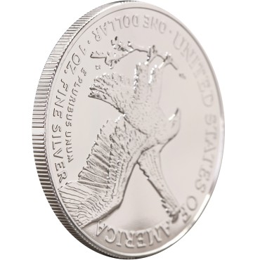 Срібна монета 1oz Американський Орел "Звільнення України" 1 долар 2022 США