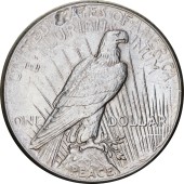 Серебряная монета Мирный Доллар 1 доллар 1925 США