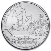 Срібна монета 1oz Пірати Карибського Моря: Помста Королеви Анни 2 долари 2022 Ніуе