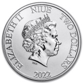 Серебряная монета 1oz Пираты Карибского Моря: Месть Королевы Анны 2 доллара 2022 Ниуэ