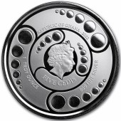 Серебряная монета 1oz Космический Пришелец 5 седи 2022 Гана