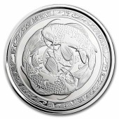 Серебряная монета 1oz Кои 1 доллар 2023 Фиджи