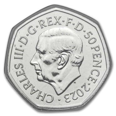 Монета Зоряні Війни: Дарт Вейдер та Імператор Палпатін 50 пенсів 2023 Великобританія