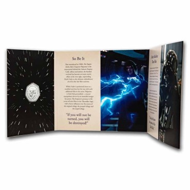 Монета Звездные Войны: Дарт Вейдер и Император Палпатин 50 пенсов 2023 Великобритания