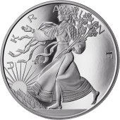 Срібна монета 1oz Свобода України 1000 Сатоші 2024 Сполучені Крипто Штати