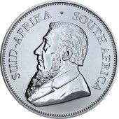Серебряная монета FABULOUS 15 (F15) Крюгерранд 1 ранд 2017 Южная Африка