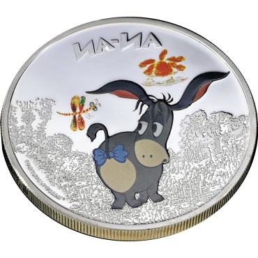 Срібна монета 1oz Іа-Іа 5 доларів 2011 Острови Кука (кольорова)