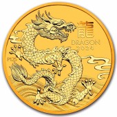 Золота монета 1/4oz Рік Дракона 25 доларів 2024 Австралія