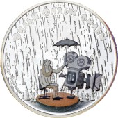 Срібна монета 1oz Фільм 5 доларів 2012 Острови Кука (кольорова)