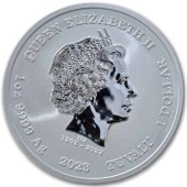 Срібна монета 1oz Боги Олімпу "Артеміда" 1 долар 2023 Тувалу