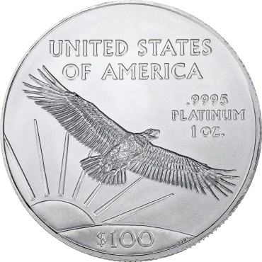 Платинова монета 1oz Американський Орел 100 доларів 2021 США