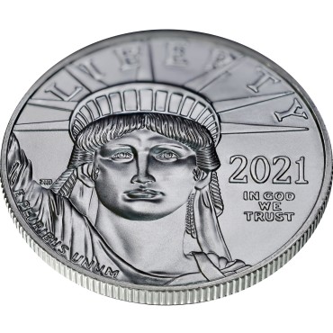 Платинова монета 1oz Американський Орел 100 доларів 2021 США