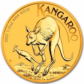 Золота монета 1/2oz Кенгуру 50 доларів 2022 Австралія
