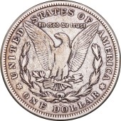 Серебряная монета Доллар Моргана "S" 1 доллар 1921 США