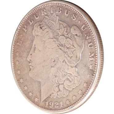 Срібна монета Долар Моргана "S" 1 долар 1921 США