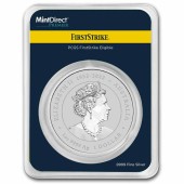 Срібна монета 1oz Рік Дракона 1 долар 2024 Австралія (MD Premier + PCGS FirstStrike®)