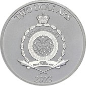 Серебряная монета 1oz Звездные Войны: Грогу 2 доллара 2023 Ниуэ