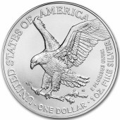 Серебряная монета 1oz Американский Орел 1 доллар 2024 США