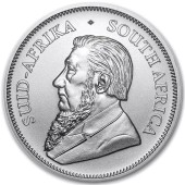 Срібна монета 1oz Крюгерранд 1 ранд 2024 Південна Африка
